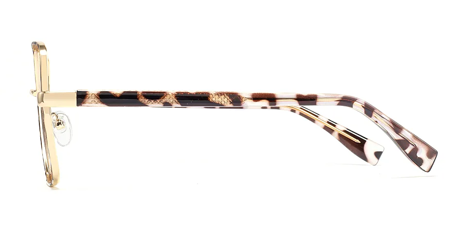 Nannie warm tortoise   Metal  Eyeglasses