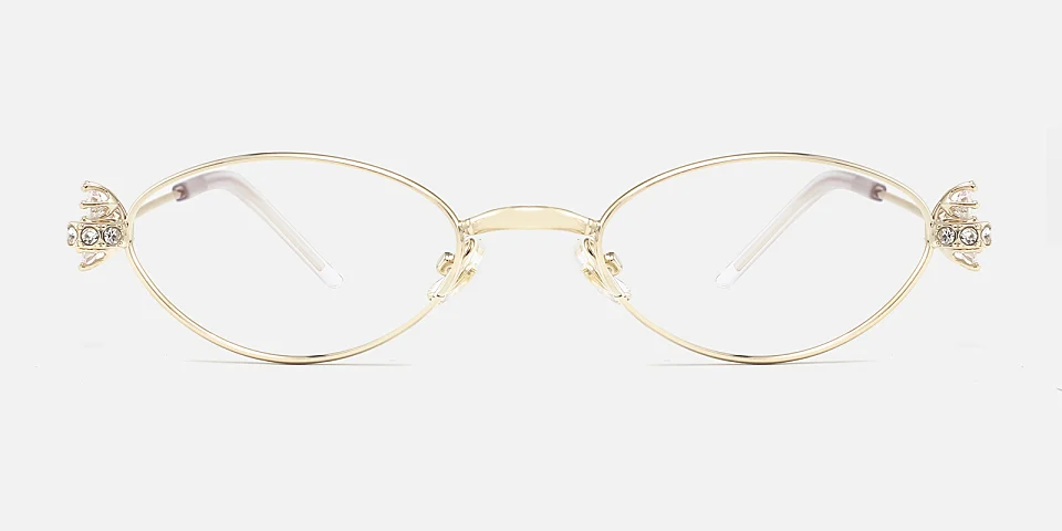 Lorena gold   Metal  Eyeglasses