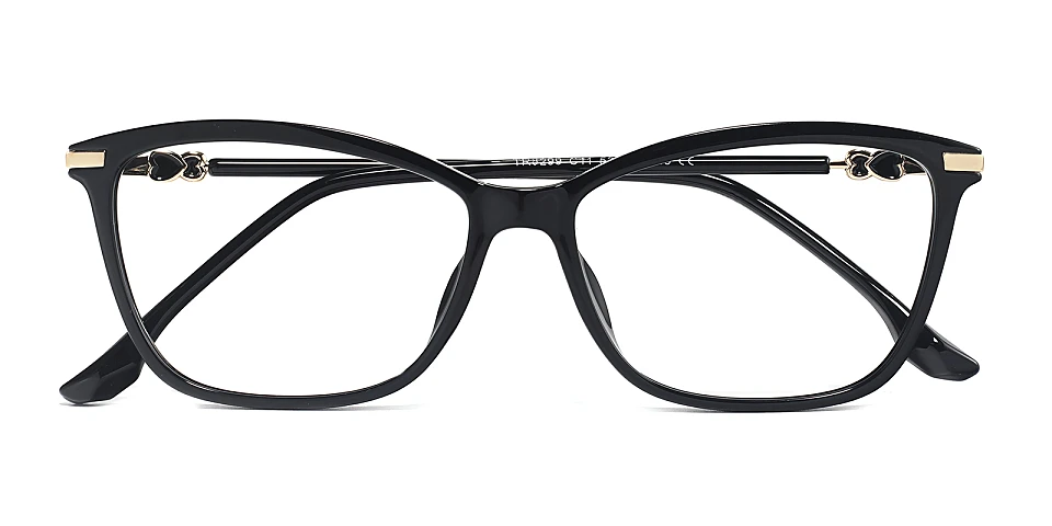 Leif black   Plastic  Eyeglasses
