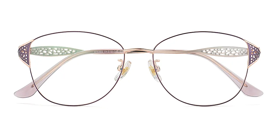 Callista purple   Metal  Eyeglasses