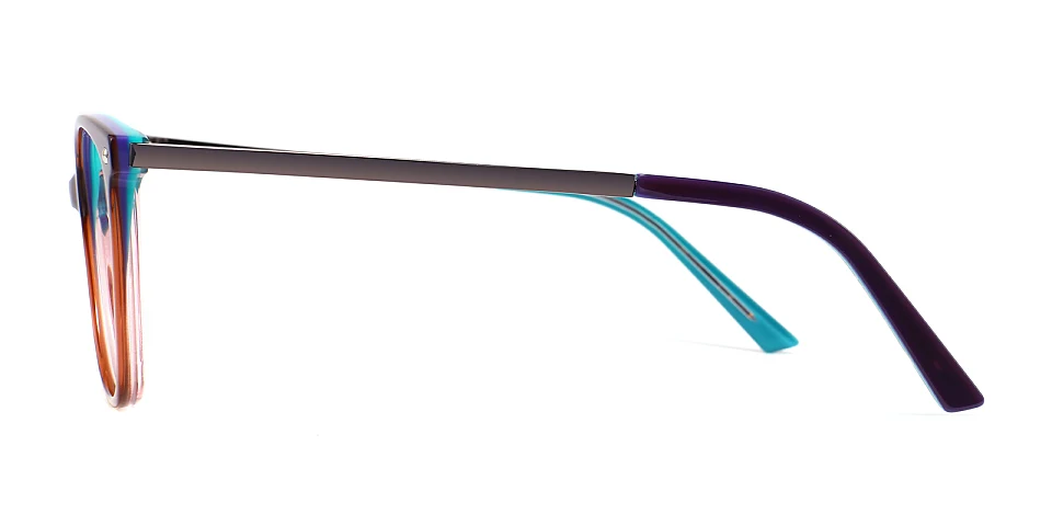 Cleo purple brown   Acetate  Eyeglasses