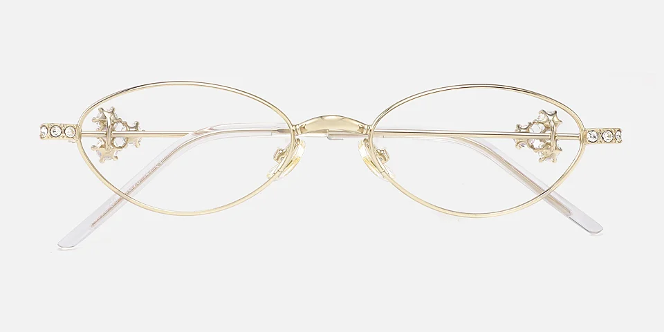 Lorena gold   Metal  Eyeglasses