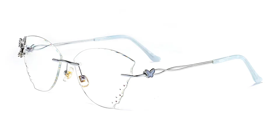 Vanny silver   Metal  Eyeglasses