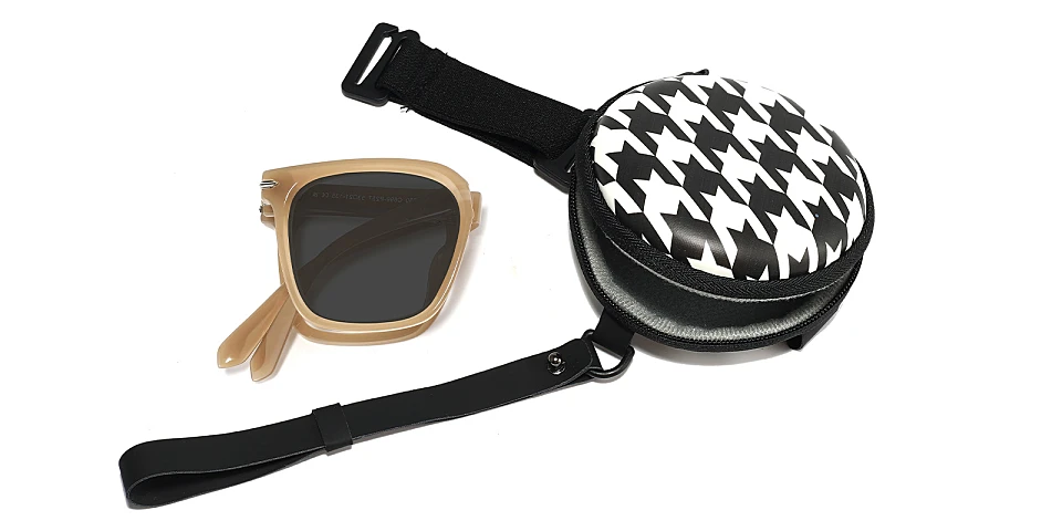 Joya light brown   Plastic  Sunglasses