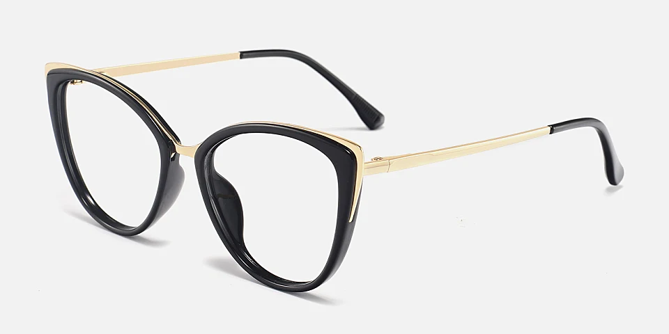 Lucissa black   Plastic  Eyeglasses