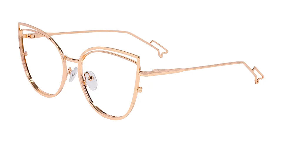 Romy gold   Metal  Eyeglasses