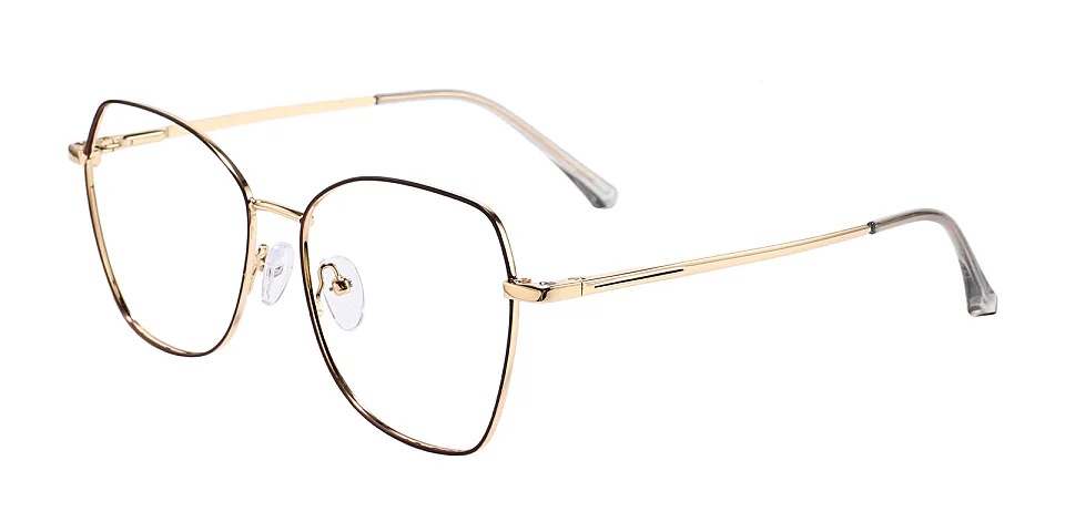 Berreth warm tortoise   Metal  Eyeglasses