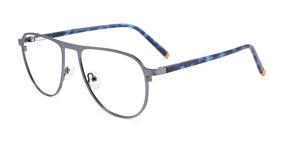 Hamid blue   Metal  Eyeglasses