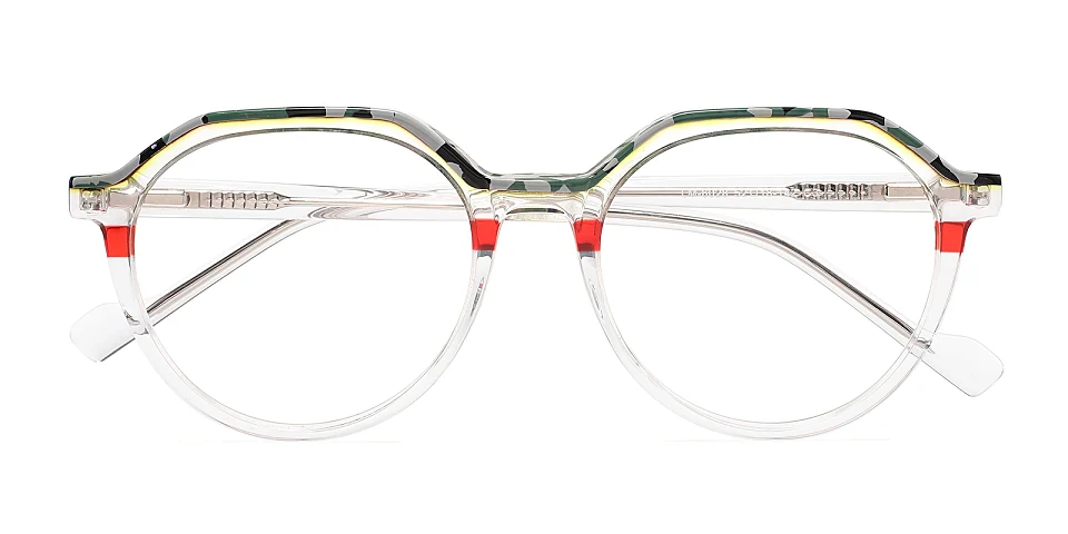 Sierra clear green tortoise   Plastic  Eyeglasses