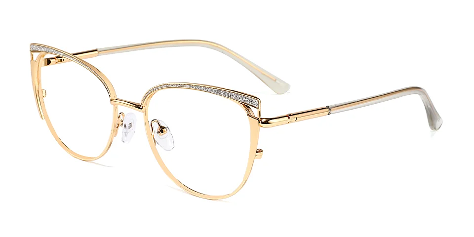 Jaelynn gold   Metal  Eyeglasses