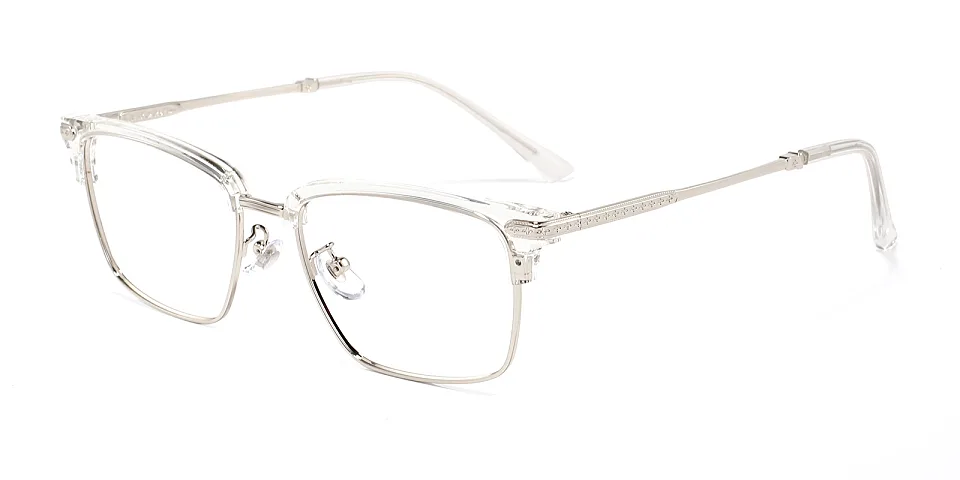 Reiz clear silver   Metal  Eyeglasses