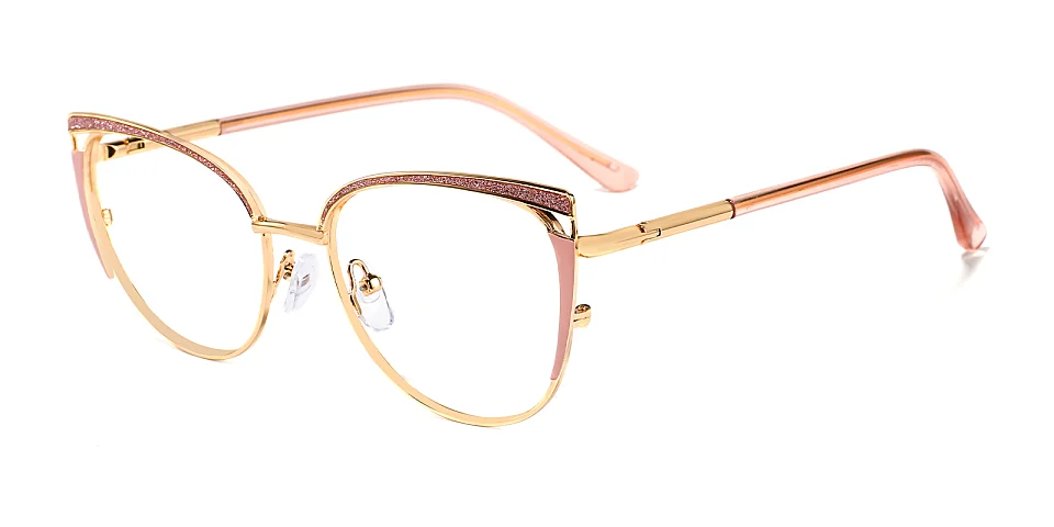 Jaelynn pink   Metal  Eyeglasses