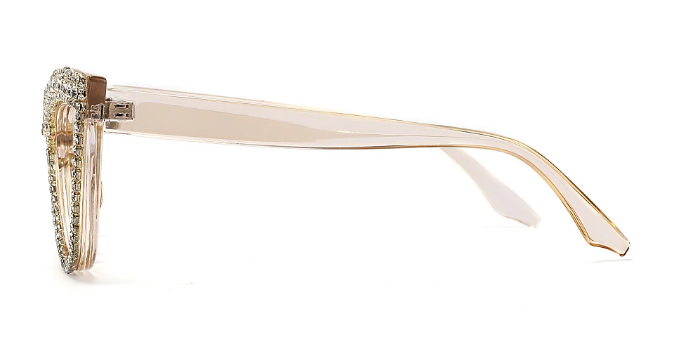 Sienna champagne   Plastic  Eyeglasses