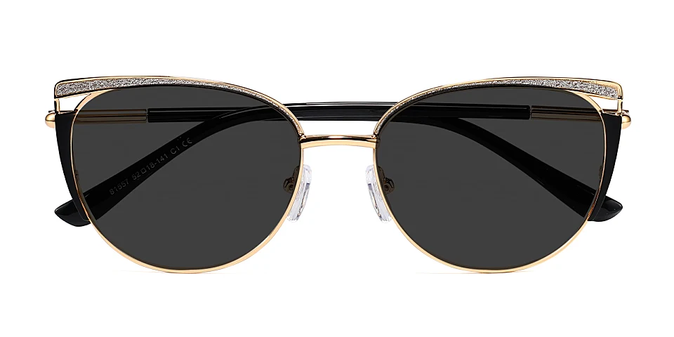Jaelynn black   Metal  Sunglasses
