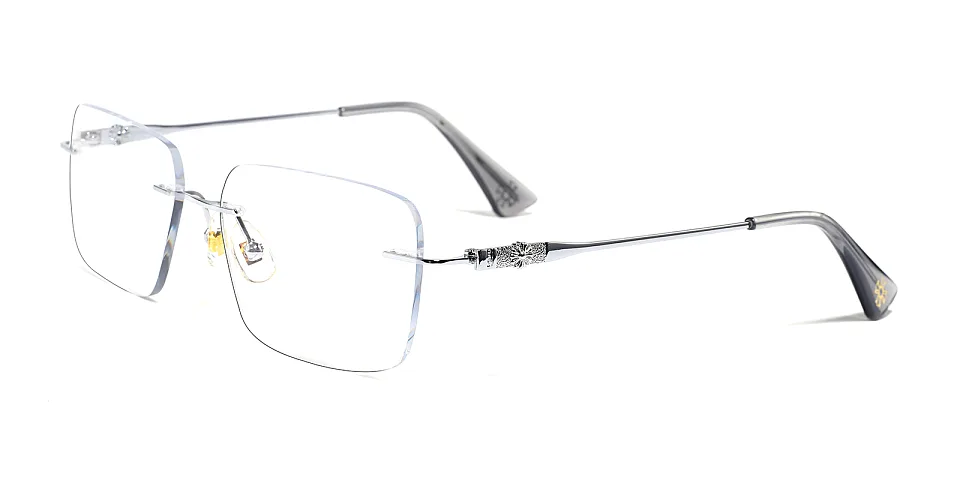 Beaver silver   Metal  Eyeglasses