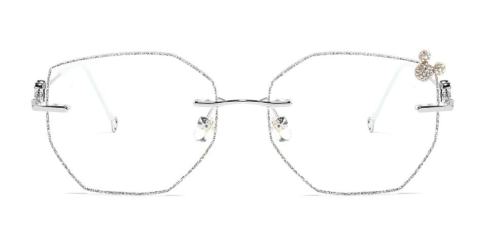 Mickey silver   Metal  Eyeglasses