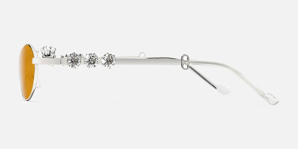 Maisie orange   Metal  Sunglasses