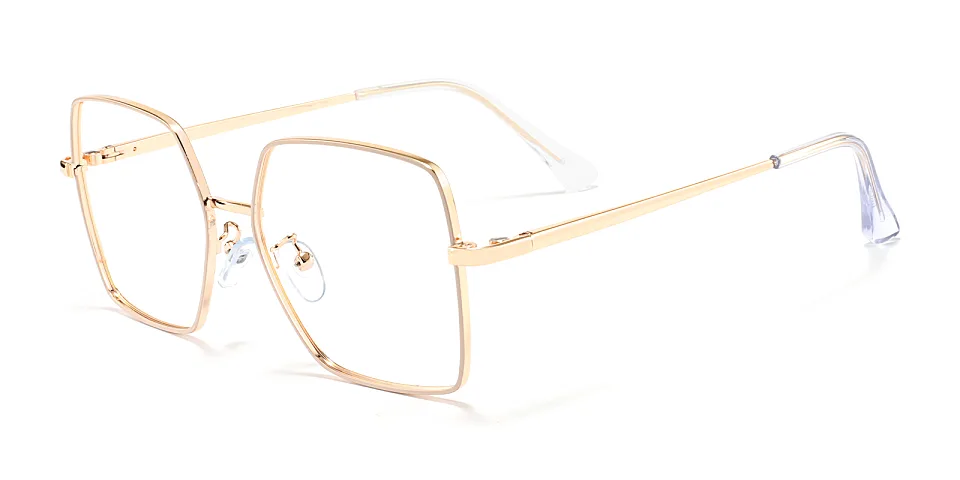 Alona champagne   Metal  Eyeglasses