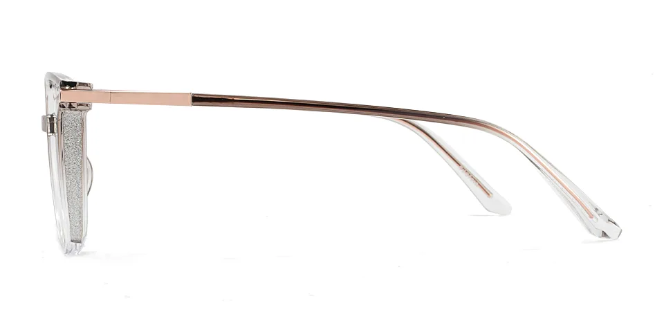 Aysun clear grey clear   Plastic  Eyeglasses