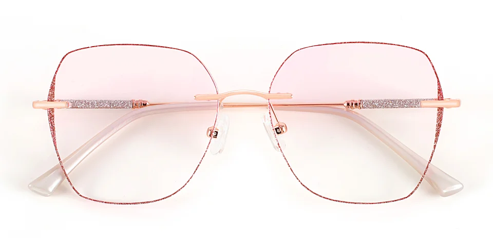 Color rose gold   Metal  Sunglasses