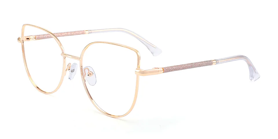 Halo gold   Metal  Eyeglasses