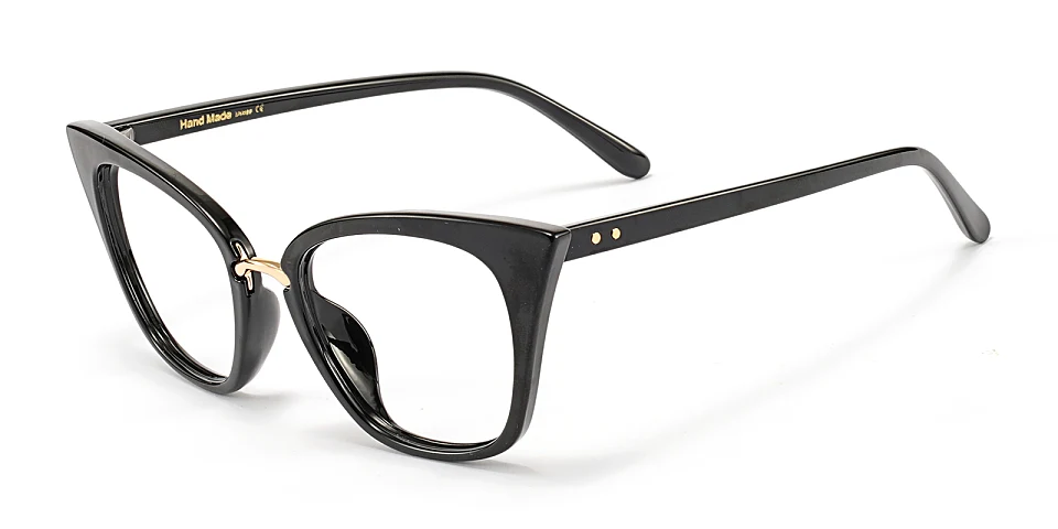Fara black   Plastic  Eyeglasses