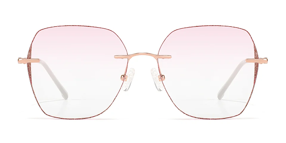 Color rose gold   Metal  Sunglasses
