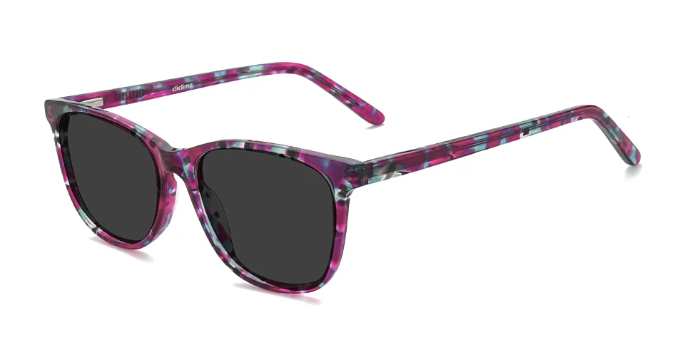 Nicole purple tortoise   Plastic  Sunglasses