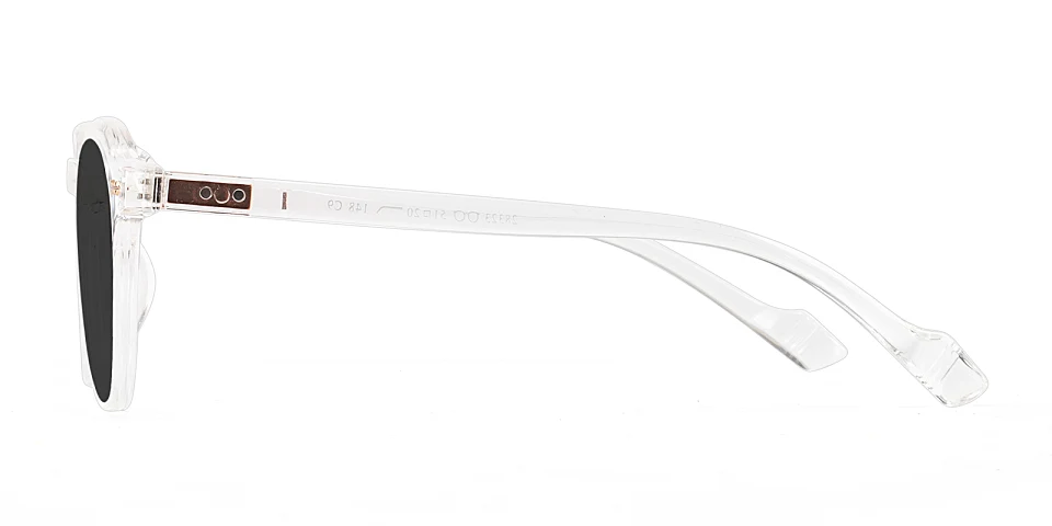 Devin clear   Plastic  Sunglasses