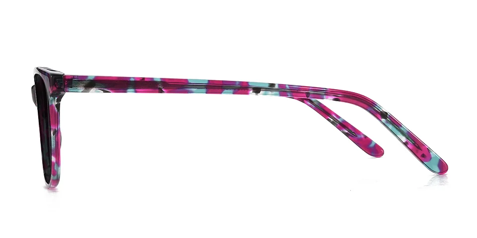 Nicole purple tortoise   Plastic  Sunglasses