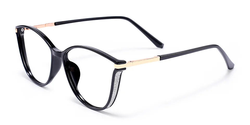 Darleen black   Plastic  Eyeglasses