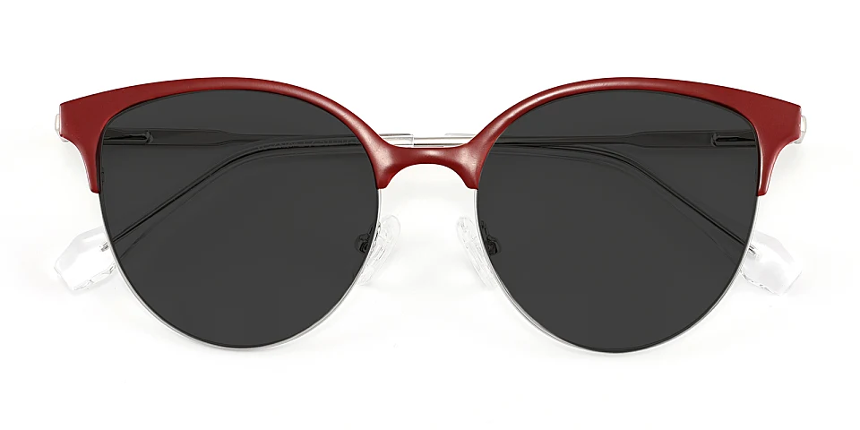 Maggie red   Metal  Sunglasses