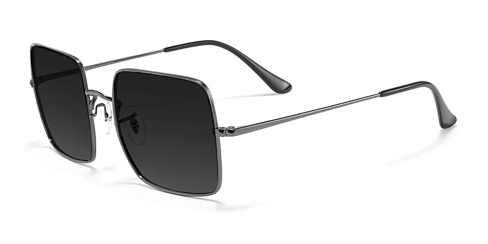 Bret grey   Metal  Sunglasses