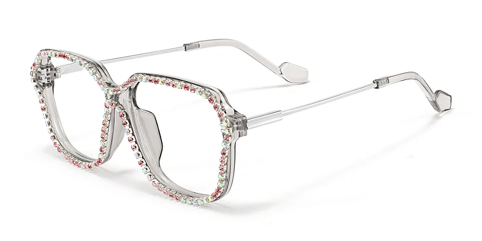 Like grey colorful   Plastic  Eyeglasses