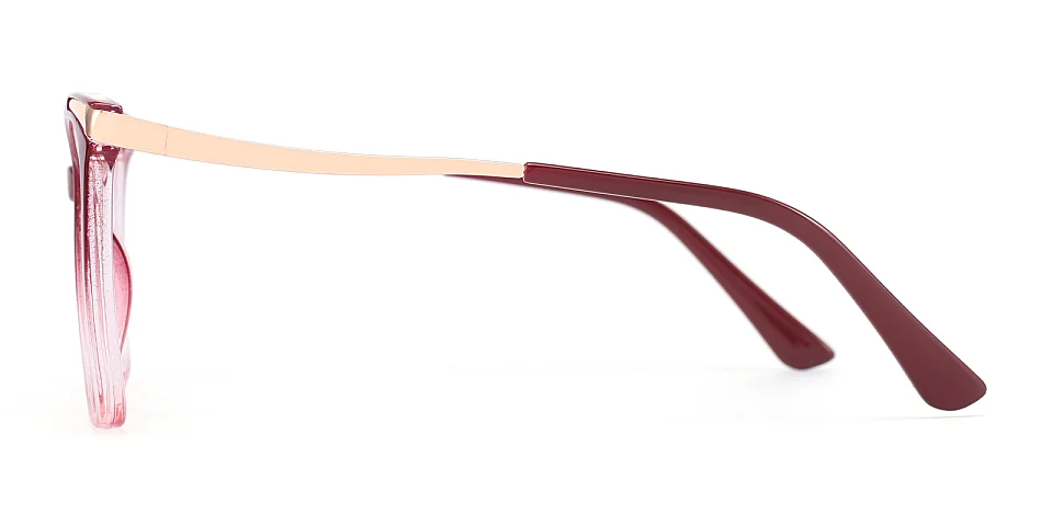 Sine red pink   Plastic  Eyeglasses