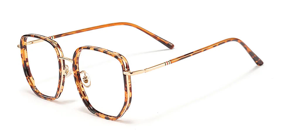 Vicky warm tortoise   Plastic  Eyeglasses