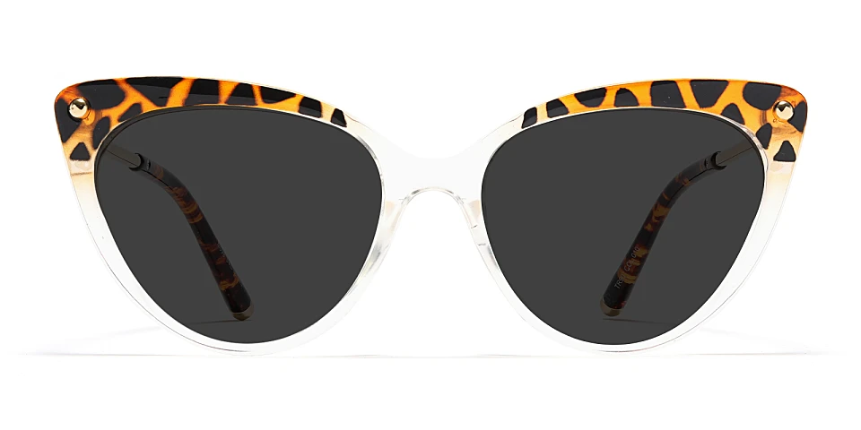 June clear yellow tortoise   TR90  Sunglasses