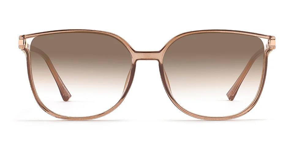 Aysun champagne   Plastic  Sunglasses