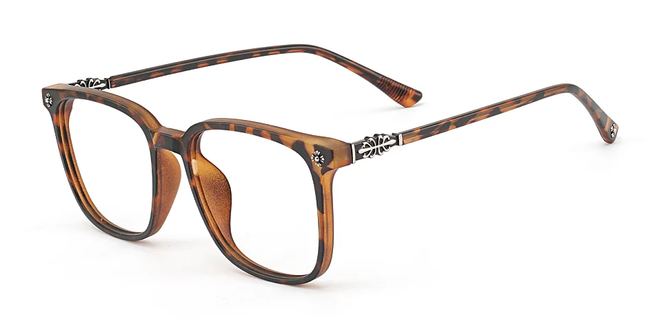 Suellen warm tortoise   Plastic  Eyeglasses