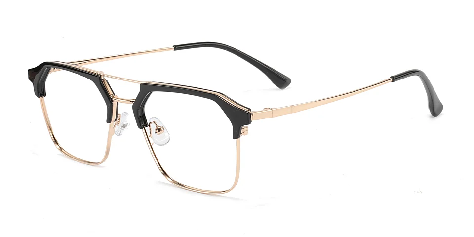 Kiki black gold   Plastic  Eyeglasses
