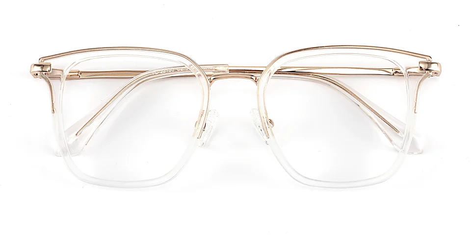 Hazel clear   Plastic  Eyeglasses