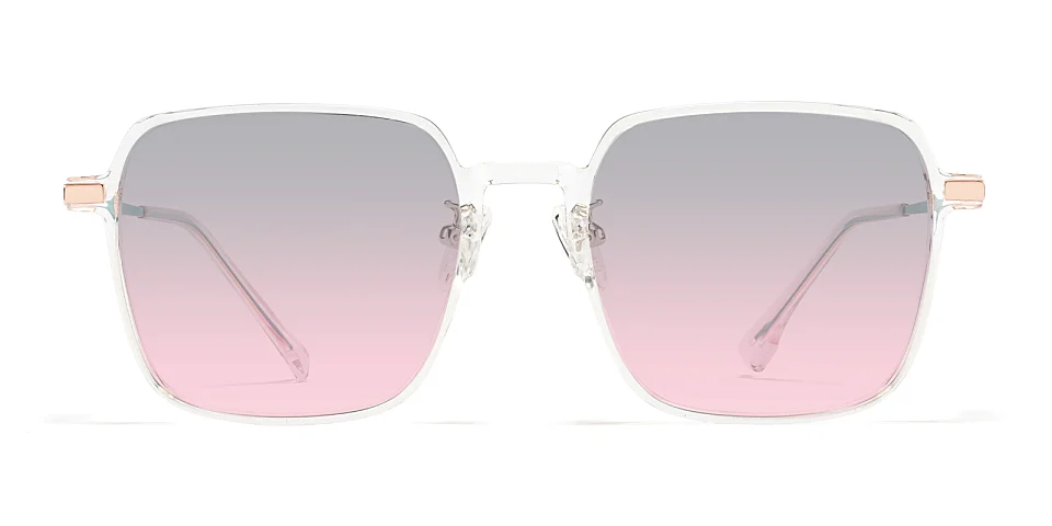 Sandy clear   Plastic  Sunglasses