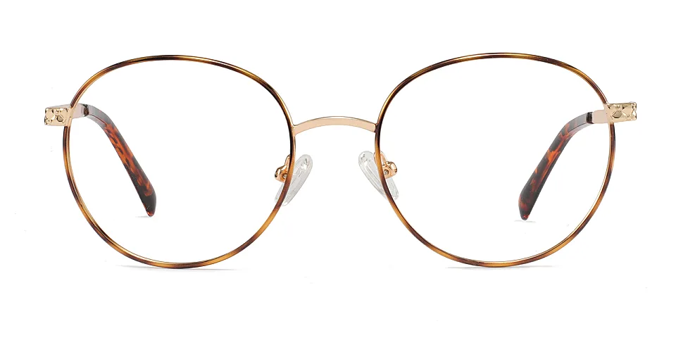 Suzy warm tortoise gold   Metal  Eyeglasses