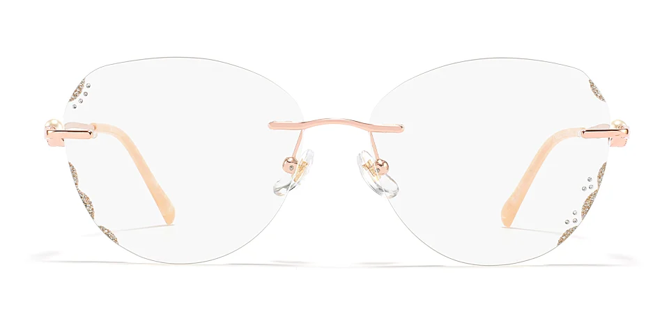 Margarite rose gold   Metal  Eyeglasses