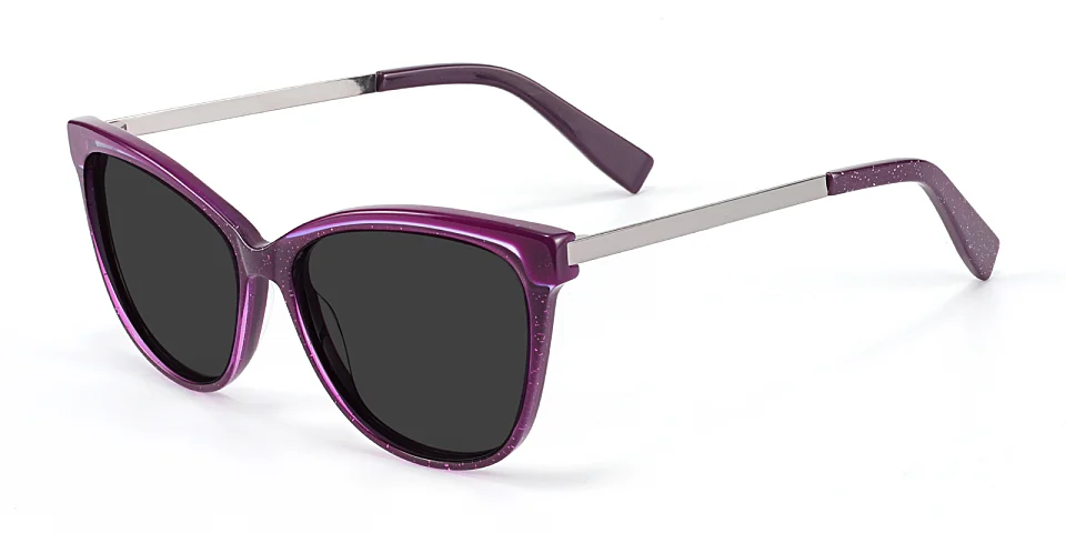 Belinda purple   Acetate  Sunglasses