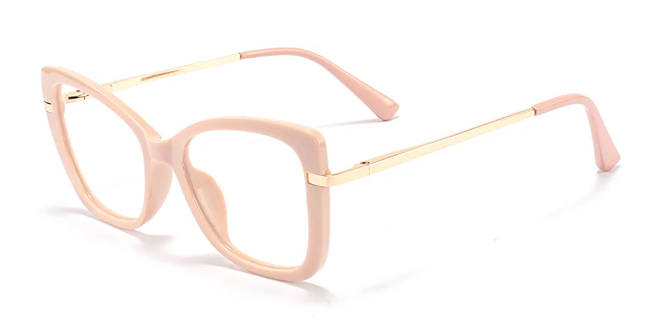 Esme pink   Plastic  Eyeglasses