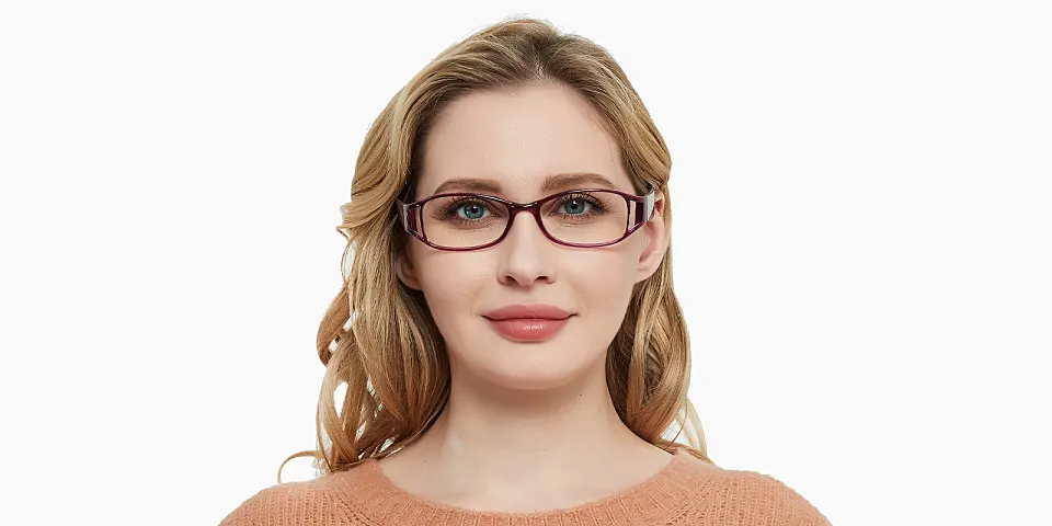 Agnes purple   TR90  Eyeglasses