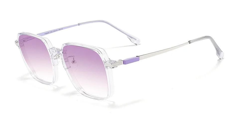 Sandy lavender   Plastic  Sunglasses