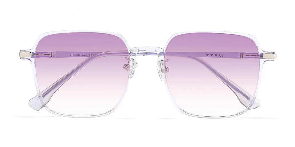 Sandy lavender   Plastic  Sunglasses