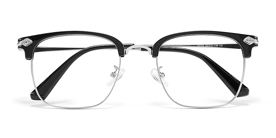 Emeka black silver   Metal  Eyeglasses